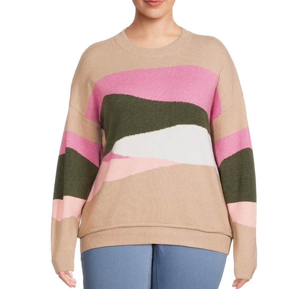 Terra & Sky Sweaters - NWT Terra & Sky Women’s Plus Size Layered Sweater - Multiple Plus Sizes